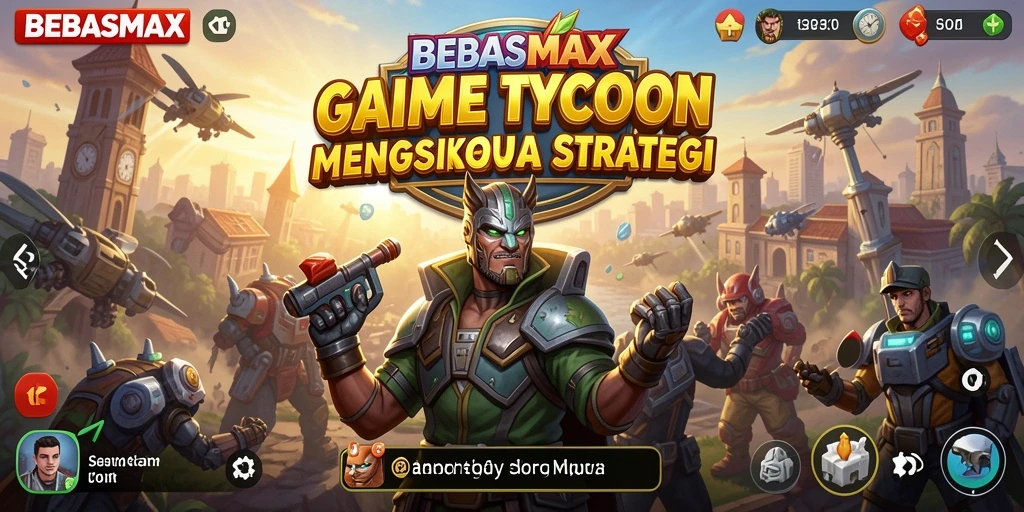 Tampilan menarik dari gameplay BEBASMAX yang menantang.