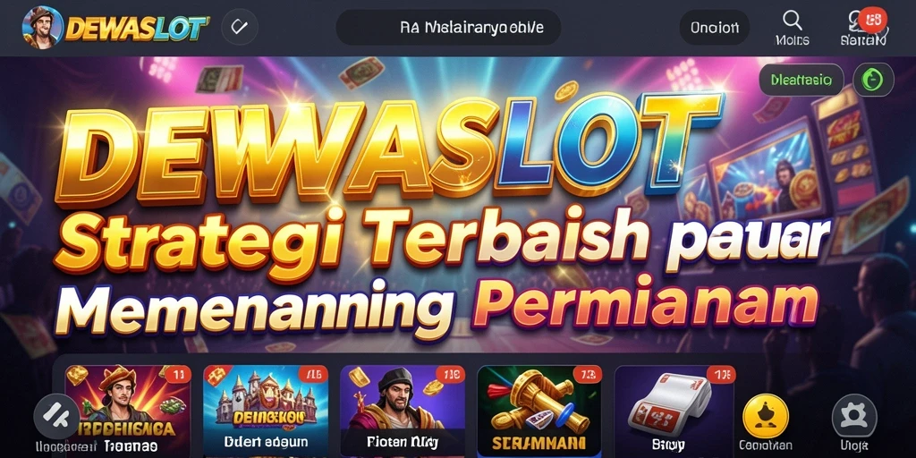 Tangkapan layar gameplay DEWASLOT menunjukkan aksi strategi yang mendebarkan.