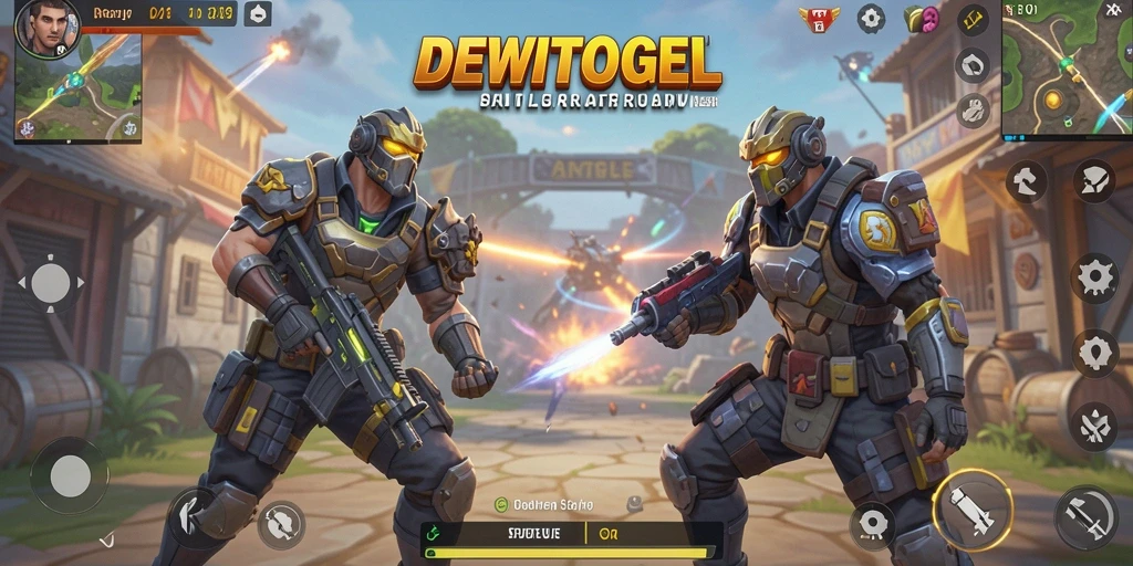 Tampilan gameplay seru dalam DEWITOGEL saat berjuang untuk bertahan hidup.