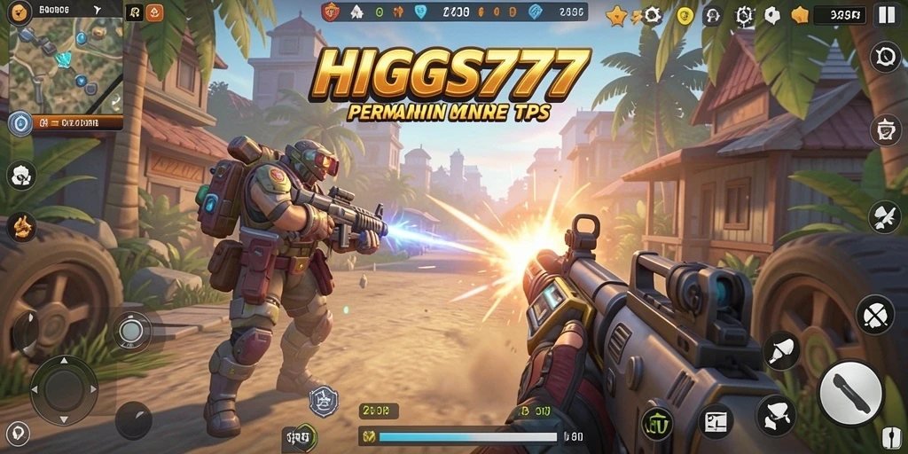 Tampilan dinamis dari gameplay HIGGS777 yang menegangkan.