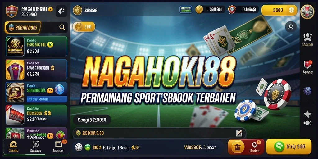 Tampilan menarik dari permainan taruhan Sportsbook NAGAHOKI88.