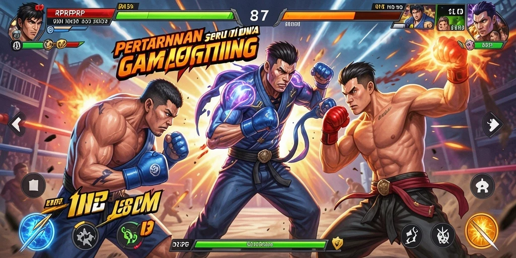 Gameplay RPRPRP menunjukkan aksi pertarungan yang mendebarkan dan karakter yang beragam.