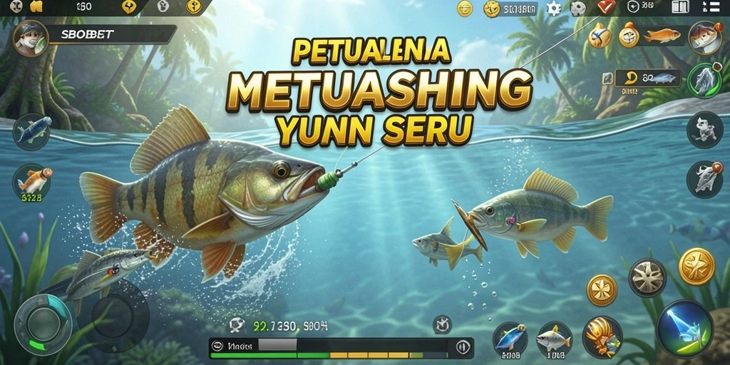 Tampilan gameplay SBOBET yang mengasyikkan saat memancing.