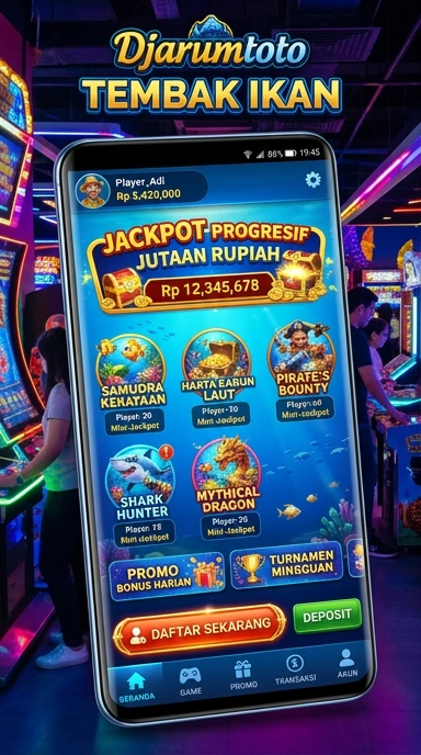 Antarmuka djarumtoto yang menarik dan informatif.
